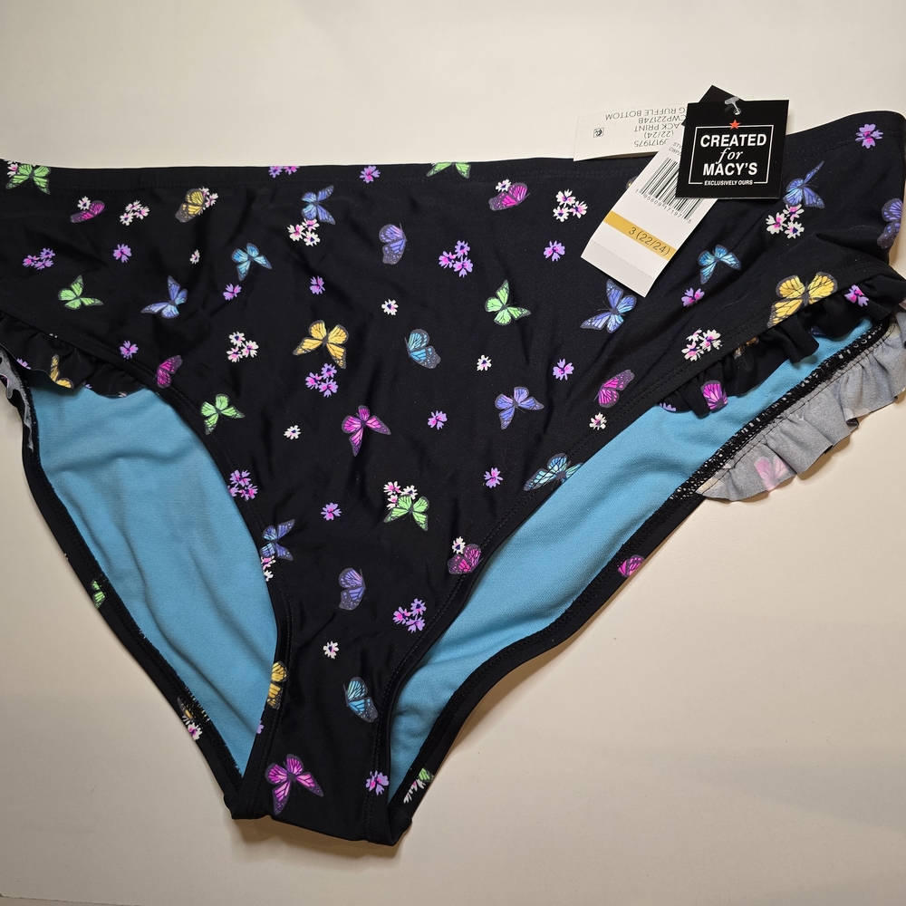 Macy's Multicolor Butterfly Bikini Set - Picture 4 of 4